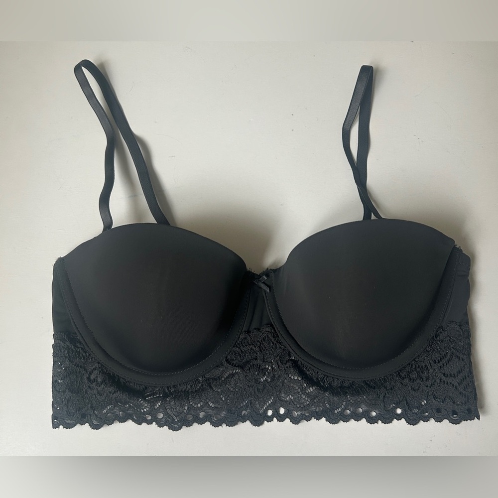 Aerie Lace Trim Underwire Bra 34B